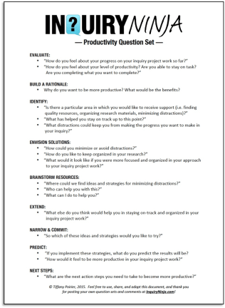 Productivity Question Set